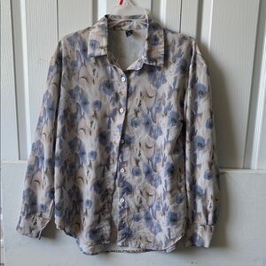 Floral Button-Up Shirt